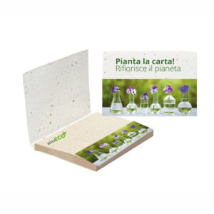 Sticky Notes Rettangolare con copertina in carta semi