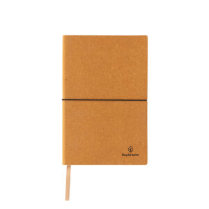 Eco-friendly notebook made from recycled leather, A5 size